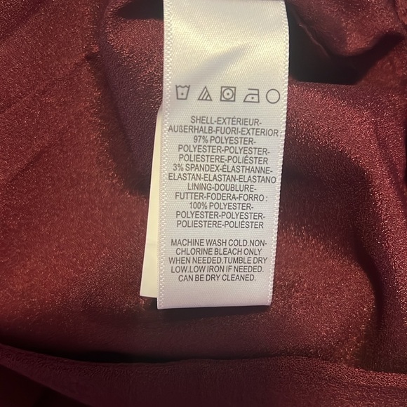 Dress the Population Burgundy Long Sleeve Dress - NWT - Picture 8 of 8